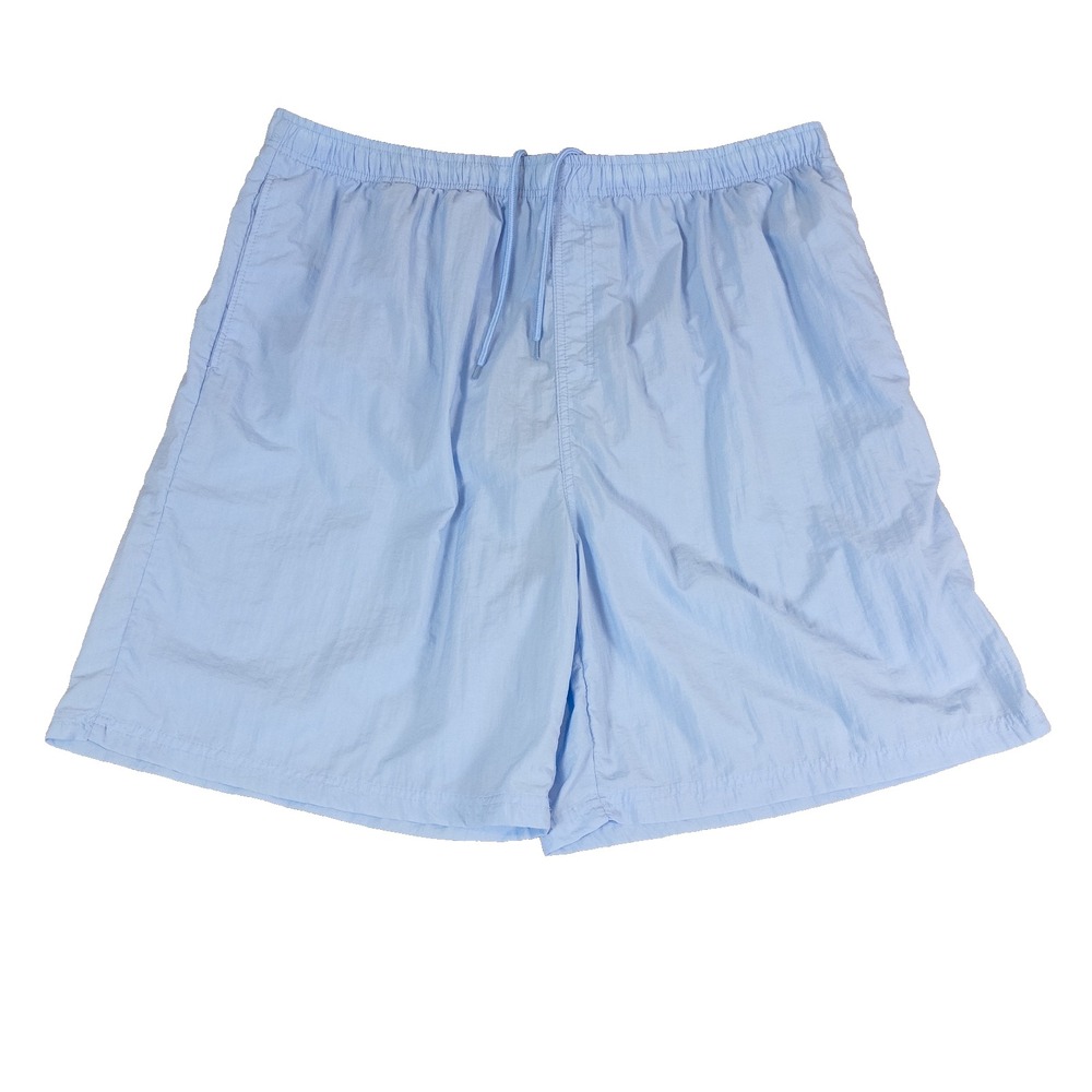 KS Island KingSize Swim Trunks Mens 2XL Big Light Blue Mesh Lined Drawstring